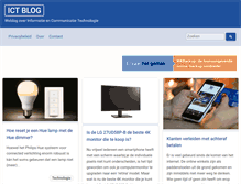 Tablet Screenshot of ictblog.nl