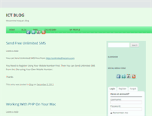 Tablet Screenshot of ictblog.net